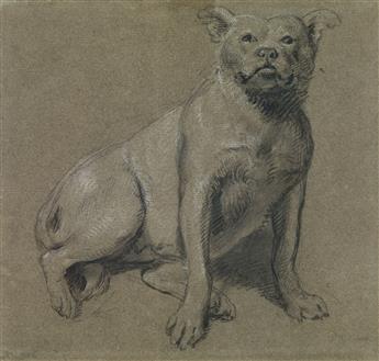 JAMES WARD (ATTRIBUTED TO) (London 1769-1859 Cheshunt) Study from Nature, a Bull Dog.